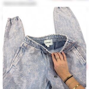 TALENTLESS acid wash purple Joggers